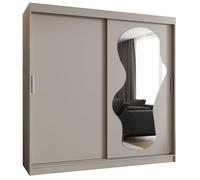 ABIKSMEBLE Armoire Porte coulissante Ultra - Armoire Chambre - Dressing Chambre Adulte - Penderie Vetement Dressing - Garde Robe - Placard Chambre - 2 Portes - Closet