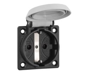 ABL ABL Prise encastrable EB-Prise 1K gris/gris Sk 1661060 Quantité:1