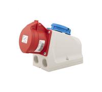 ABL SURSUM ABL CEE Combi-Wandsteckdose, D51S331 IP44, 16A, 5 pôles, 400V, 6h, rot,