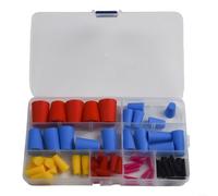 Ableholy Kit de 60 pièces en caoutchouc de silicone haute température résistant à la chaleur jusqu'à 315 °C pour revêtement en poudre, peinture, hydro-trempage et sablage de médias, tailles assorties