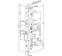 ABLOY EL460 40/24 (EL460 100120) Serrure électrique à contrôle d'accès unilatéral, évacuation (goupille)