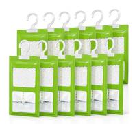 Abonana 10 Pièces Sachet Anti-Humidité Suspendu Armoire, Sac Déshumidificateur Avec Lavande, Voiture Déshumidificateur Armoire Moistu pour La Cuisine, Salle de Bain, Armoire
