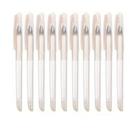 ABOOFAN 10 Pièces Étuis à Stylos Transparente en Plastique avec Embouts Effaçables pour Fournitures Scolaires et Bureau