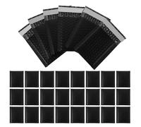 ABOOFAN 100pièces Sacs à Bulles de Protection Noirs Enveloppes Expédition Auto-adhésives et Épaisses pour Bijoux Fragiles Sac Expédition Imperméable pour Envoi Sécurisé
