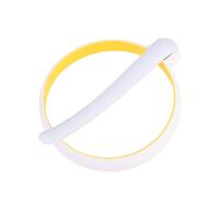 ABOOFAN 2 Pièces Bague en Silicone avec Poignée, Moule à Omelette, Blanc, Silicone, Antiadhésif, Garde la Forme, pour Cuire des Œufs Pancakes