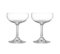 ABOOFAN 2 Pièces Verre à Cocktail en Coupe Élégante Vintage pour Vin Rouge | Style Sophistiqué, Forme de Coupe, Service Buffet et Restauration, Nettoyage Facile, Brosse Éponge