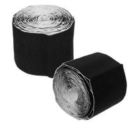 ABOOFAN 2 Rouleaux Ruban Auto-agrippant Noir 10cm X 5m, Adhésif pour Tapis | Nylon Polyester, Découpe, Rouleaux, Usage Maison, Limite le Glissement des Matelas