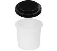 ABOOFAN 2pcs Bouchons en Caoutchouc de Coin pour Trou de Parasol de Terrasse, Accessoires Extérieurs pour Table de Patio, Protection et Maintien de Poteau de Parasol