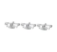 ABOOFAN 3 Pièces pare-brise de cuisinière à gaz grille bbq Support de cuisinière pliable couvercles de pour à gaz brûleur à extérieur support de poêle coupe-vent
