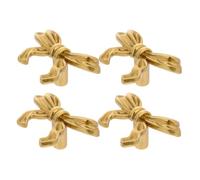 ABOOFAN 4 Poignées de Tiroir de Commode en Laiton, Boutons de Commode D'arc, Dorés, 50x35x25mm, Lot de 4, pour Tiroirs, Portes de Placard, Armoire, Élégants