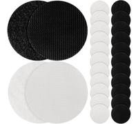 ABOOFAN 50 Paires Fixation Antidérapante en Nylon, Adhésif Fort | Usage Maison et Projets Scolaires, Anti-glisse Discret, Maintien Stable pour Organisation Quotidienne