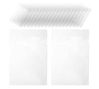 ABOOFAN 500 Pièces Pochettes Plastiques pour Cartes 4x6, Protège-index | Double Visibilité Recto Verso, Résistance à L’eau L’huile, Nettoyage Facile, Cafés Restaurants