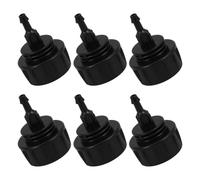ABOOFAN 6 Pièces Adaptateur Fileté Femelle Abs pour Tuyau D'arrosage et Irrigation Goutte à Goutte, Connexion Étanche, Compatible pour Entretien de Jardin et Voyage