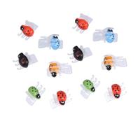 ABOOFAN 60 Pièces Pince à Greffer Les Plantes, Clips en Plastique | Maintien Ferme et Usage Simple, Motif Libellule, pour Haricots et Légumes, Support des Tiges