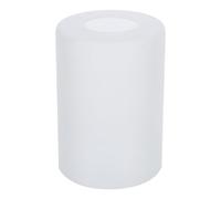 ABOOFAN Abat-jour Cylindrique Verre Blanc avec Fixation Diffuseur Lumineux Compatible Suspension Lampe de Chevet et Remplacement Abat Jour Simple à Installer