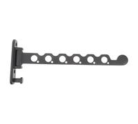 ABOOFAN Barre de Séchage Extensible Pliable pour Balcon et Intérieur Porte-Manteau Mural 6 Trous en Alliage D'aluminium Support Mural pour Cintre à Linge Pratique et Gain de Place