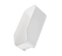 ABOOFAN Boîte de Rangement en Plastique Blanche, Conteneur Cosmétique Léger, Surface Lisse sans Bavure, pour Manucure et Organisation de Cosmétiques à L'Hôtel