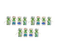 ABOOFAN Boîtes de Bonbons Dinosaure en Carton Blanc 250g, Lot de 12 Pièces, Décorations Pratiques et Soignées pour Fêtes de Noël et Occasions Spéciales