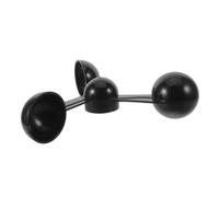 ABOOFAN Capteur de Vent à 3 Coupelles, Instrument Anémométrique à 3 Coupelles, Noir, Surveillance Vitesse du Vent, Installation Facile, pour Anémomètre à Tour, Jardin et Serre Horticole
