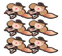 ABOOFAN Cartes Porte-sucettes Motifs Sorcière, Citrouille et Momie en Papier 50 Pièces Décoratives D'halloween Support Solide pour Sucettes, pour Décoration de Fête