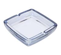 ABOOFAN Cendrier Carré Verre Transparent Moderne Grande Capacité Stable pour Bureau et Extérieur Design Minimaliste pour Maison Fêtes et Usage Quotidien