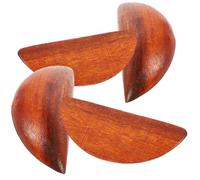 ABOOFAN Coupes Divinatoires Yin Yang en Bois de Pêcher, 2 Paires
