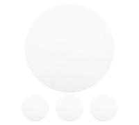 ABOOFAN Couvercle de Plafonnier en Acrylique Rond 18 Cm, Lot de 4 Pièces, Abat-jour Moderne et Élégant Fatigue Oculaire et Meilleure Illumination