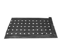 ABOOFAN Couverture Plastique Film de Paillage Perforé Isolation Thermique et Ventilation Pe Noir pour Cultures Agricoles pour Ferme et Agriculture