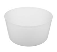 ABOOFAN Doublure Extérieur de Sauna Solide Seau Blanc de Plastique sans Bavure, Accessoire en Bois Relaxants pour Seaux Bains