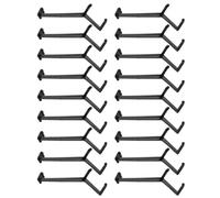 ABOOFAN Écarteurs de Branches Pince à Plier Brindilles pour Arbres Fruitiers 20 Pièces en PE Noir pour Entraînement et Taille, Maintien Horizontal des Jeunes Branches