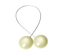 ABOOFAN Embrasse Rideau Magnétique Résine Verte avec Bouton Nacré Attache Pratique sans Perçage Accessoire Décoratif pour Salon Et Chambre