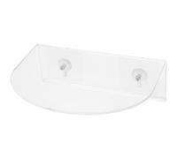 ABOOFAN Étagère à Plantes D'intérieur en Acrylique et PVC, Design Élégant et Polyvalent Ventouses Puissantes Support Mural sans Perçage pour Fenêtre