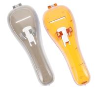 ABOOFAN Étui de Voyage et Évite Déplacements pour Rasoir de Sécurité 2 Pièces en PC Fermeture Rapide, Protège le Rasoir pour Usage Quotidien et Valise