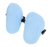 ABOOFAN Genouillères EVA Antidérapantes, Coussin Épais pour Travaux de | Surface Texturée, Conception Ergonomique à Double Appui, pour Chantier et Pose de Revêtement, Bleu Ciel