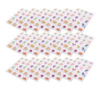 ABOOFAN Gommettes Animaux et Fruits 20 Feuilles PVC Imperméables Stickers Autocollants pour Bouteilles d'eau et Activités Scolaires Enfants