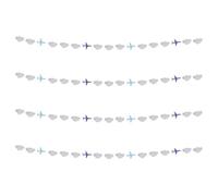 ABOOFAN Guirlande de Fête Nuages et Avions en Papier 4pcs, Facile à Déplier et Suspendre, Décoration Créative pour Anniversaire et Fête D'garçon et Filles