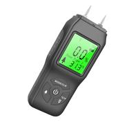 ABOOFAN Humidimètre Numérique Écran Lcd Fonction Maintien des Données pour Facile à Lire Noir et Test D'humidité du Bois et Détection de Fuite D'eau en Construction