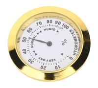 ABOOFAN Hygromètre Mesure D'humidité Précise pour Violon et Guitare Rond en Alliage Léger Design Simple et Élégant, pour Soins D'instruments et Sacoche de Piano