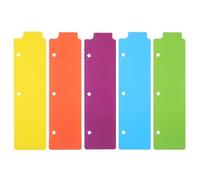 ABOOFAN Intercalaires de Classeur Abs Onglets Pratiques 5 Pièces pour Organiser Documents et Séparer Pages pour Cahier et Classeur à 3 Anneaux, Usage Quotidien