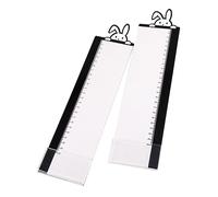 ABOOFAN Lot de 2 Panneaux Mémo Lapin en Acrylique Transparent pour Moniteur Pc, Multifonctionnels Autocollant Arrière, pour Bureau et Maison