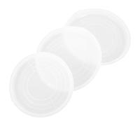 ABOOFAN Lot de 3 Couvercles en Plastique pour Accessoire de Cuisine de 16 Cm 18 Cm 20 Cm - Couvercle du Bol Mélangeur à Œufs Anti-poussière
