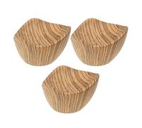 ABOOFAN Lot De 3 Poignées De Couvercle En Bakélite Imitation Bois 6x6x4cm Pour Casseroles Et Cuiseurs Vapeur Accessoires La Cuisine Résistantes Et Confortables