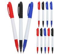 ABOOFAN Marqueurs Effaçables à Sec en Plastique Lot de 12 pour Tableau Blanc à Pointe Fine 0,5mm Séchage Rapide, pour Salle de t Bureau