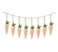 ABOOFAN Pendentif Carotte en Tissu pour Décoration de Pâques, Facile à Suspendre et Pratique, pour Cheminée ou Porte, Style Créatif et Adorable