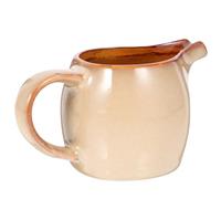 ABOOFAN Pichet À Crème Avec Poignée Pichet À Sauce Crémier À Lait Pot À Sirop De Café Serveur Pour Jus D'eau De Fait Maison Lait Chaud Et Thé Marron