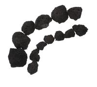 ABOOFAN Pierres Volcaniques Naturelles pour Sauna Noir, Résistantes la Chaleur Extrême Rétention Thermique, pour Sauna Vapeur et Cuisson Intérieure