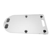 ABOOFAN Plateau Coulissant Acrylique Transparent pour Machine à Café et Petits Appareils Plateau de Cuisine Antidérapant et Facile à Glisser pour Comptoir Support pour Bar à Café et Usage