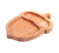 ABOOFAN Plateau de Service Plateau Apéritif Créatif et Décoratif en Bois Marron Forme Pomme de Pin et pour Parties Décoration Intérieure