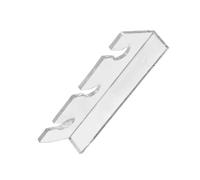 ABOOFAN Porte-verres à Vin Mural en Acrylique Épais Transparent, 3 Places | Support Vis de Fixation, pour Verres à Vin Rouge et Blanc, Rangement Mural Moderne