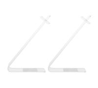 ABOOFAN Présentoir à Chaussures Support Incliné 6.69x4.72x1.97 Pouces 2 Pièces Acrylique Transparent pour Sandales Talons Sneakers Adapté aux Centres Commerciaux et Magasins de Détail